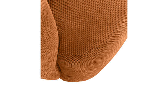 BIGSOFA Flachgewebe Kupferfarben - Schwarz/Kupferfarben, KONVENTIONELL, Kunststoff/Textil (228/73/103cm) - Ambia Home