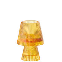KERZENSTÄNDER - Orange, Basics, Glas (8,8/8,8/11,8cm)