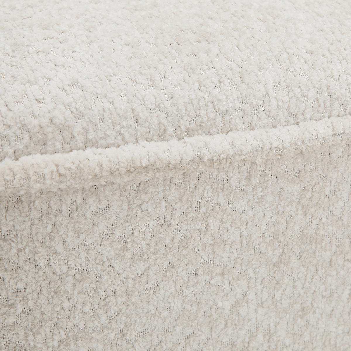 ECKSOFA in Chenille Beige  - Beige/Schwarz, Konventionell, Kunststoff/Textil (193/233cm) - Carryhome