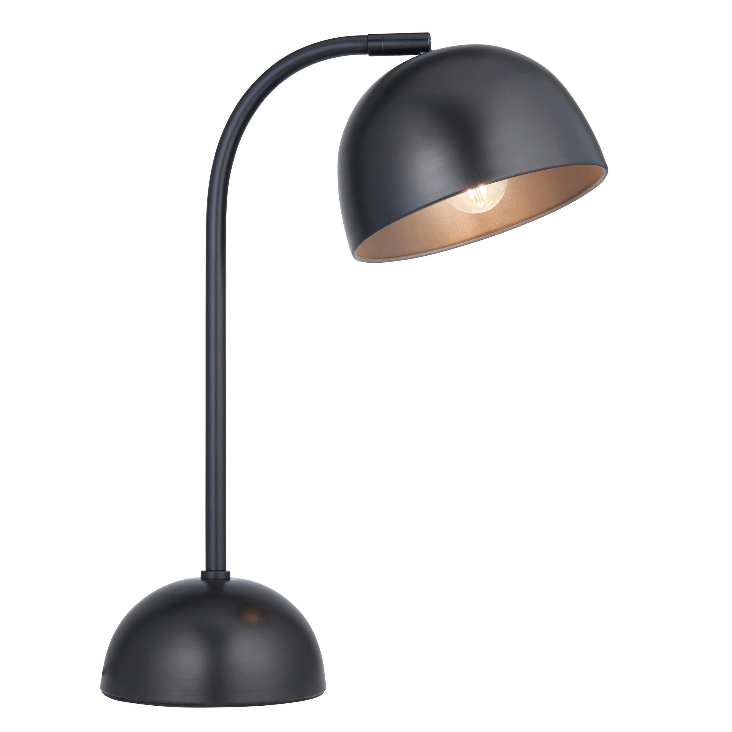 TISCHLEUCHTE 18/37,5/51 cm   - Messingfarben/Schwarz, KONVENTIONELL, Metall (18/37,5/51cm) - ENDON