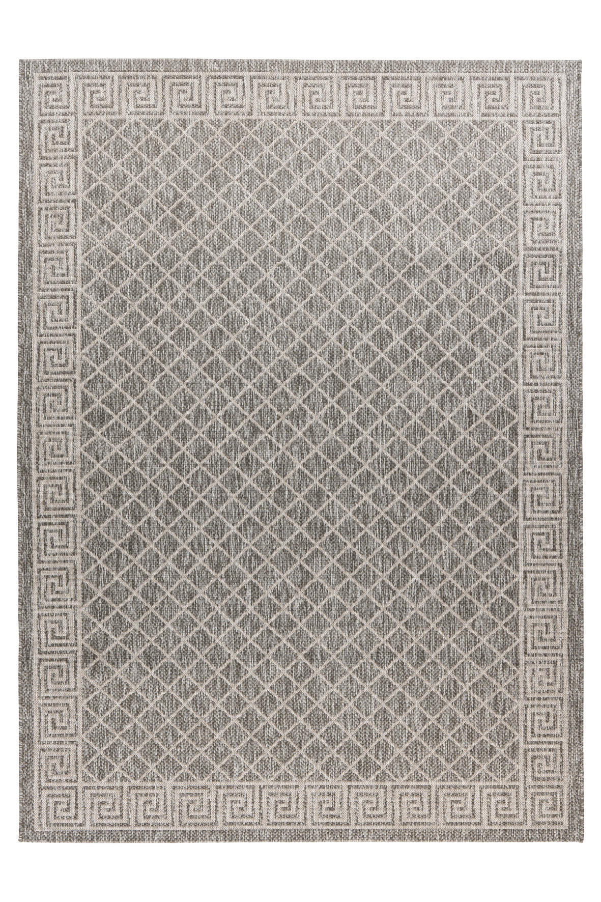 FLACHWEBETEPPICH 80/150 cm My Tallinn Grau  - Grau, Design, Textil (80/150cm) - Obsession