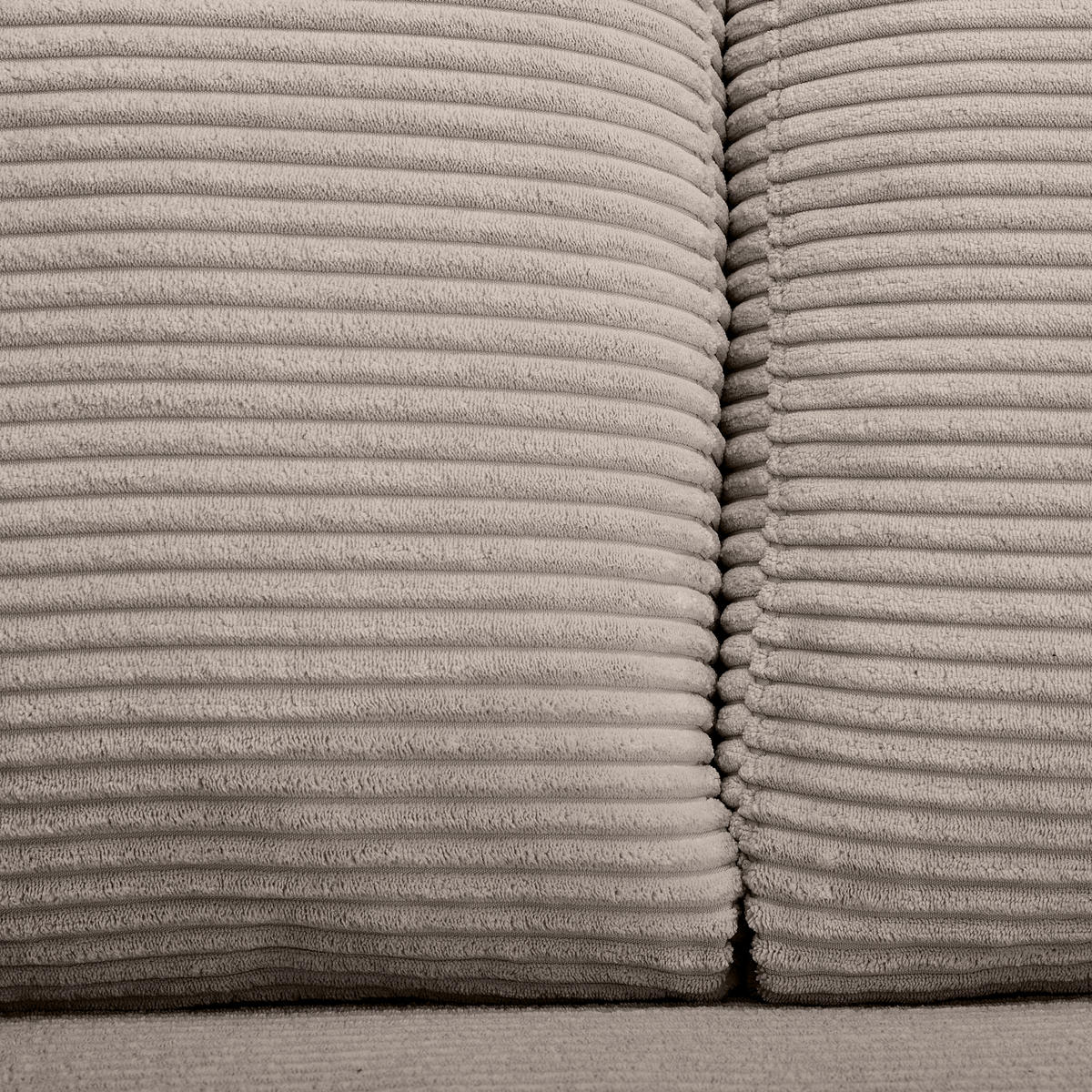 ECKSOFA in Cord Hellgrau  174/283 cm  - Hellgrau/Schwarz, Design, Textil/Metall (174/283cm) - Xora