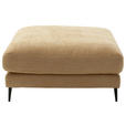 ECKSOFA in Flachgewebe Gelb  177/253 cm  - Gelb/Schwarz, Design, Textil/Metall (177/253cm) - Dieter Knoll
