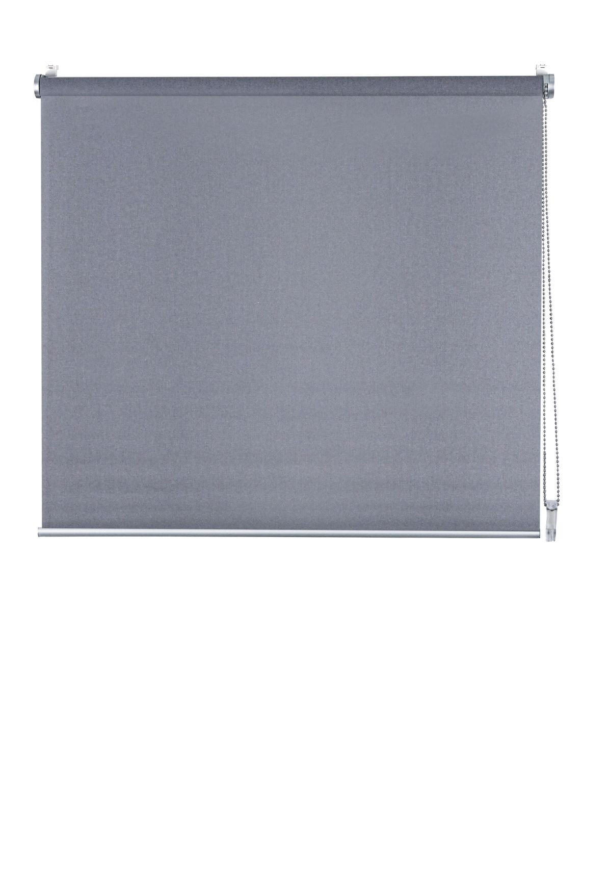 ROLLO  blickdicht     - Grau, Basics, Textil (45/150/4cm) - Homeware