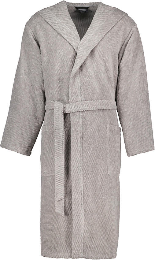BADEMANTEL Pure S Herren  - Grau, Basics, Textil (Snull) - Cawoe