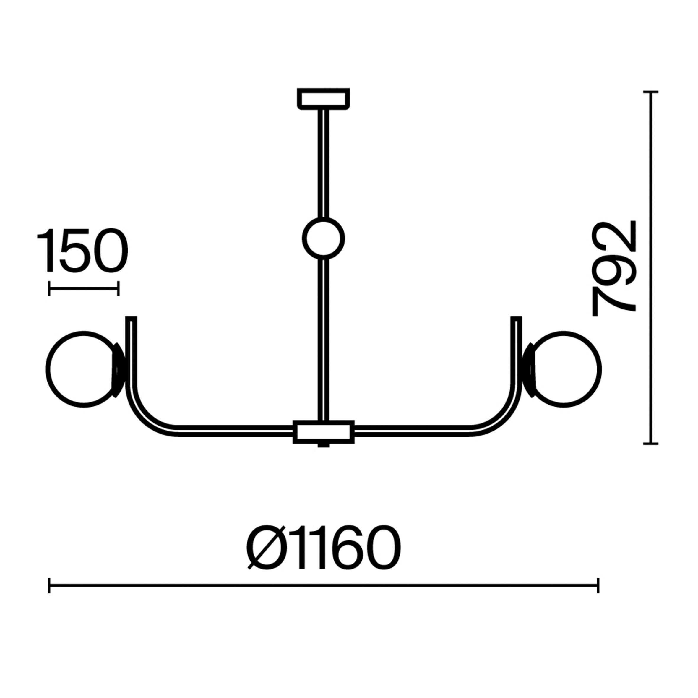 PENDELLEUCHTE 103/27,6/103 cm   - Messingfarben, Trend, Glas/Metall (103/27,6/103cm) - MAYTONI