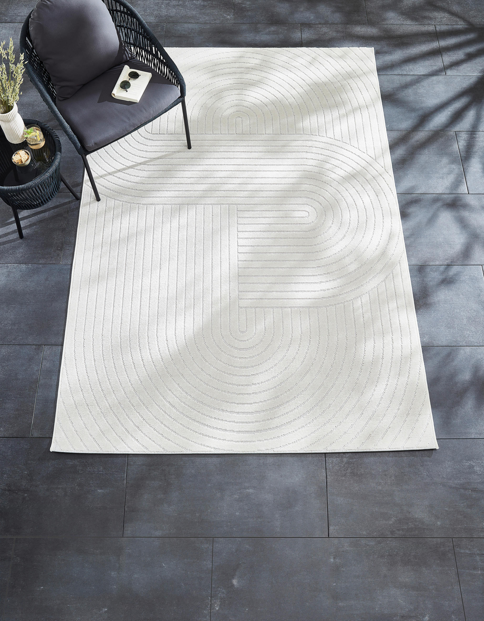 OUTDOORTEPPICH 160/230 cm Las Palmas Beige  - Beige, Trend, Textil (160/230cm) - Novel