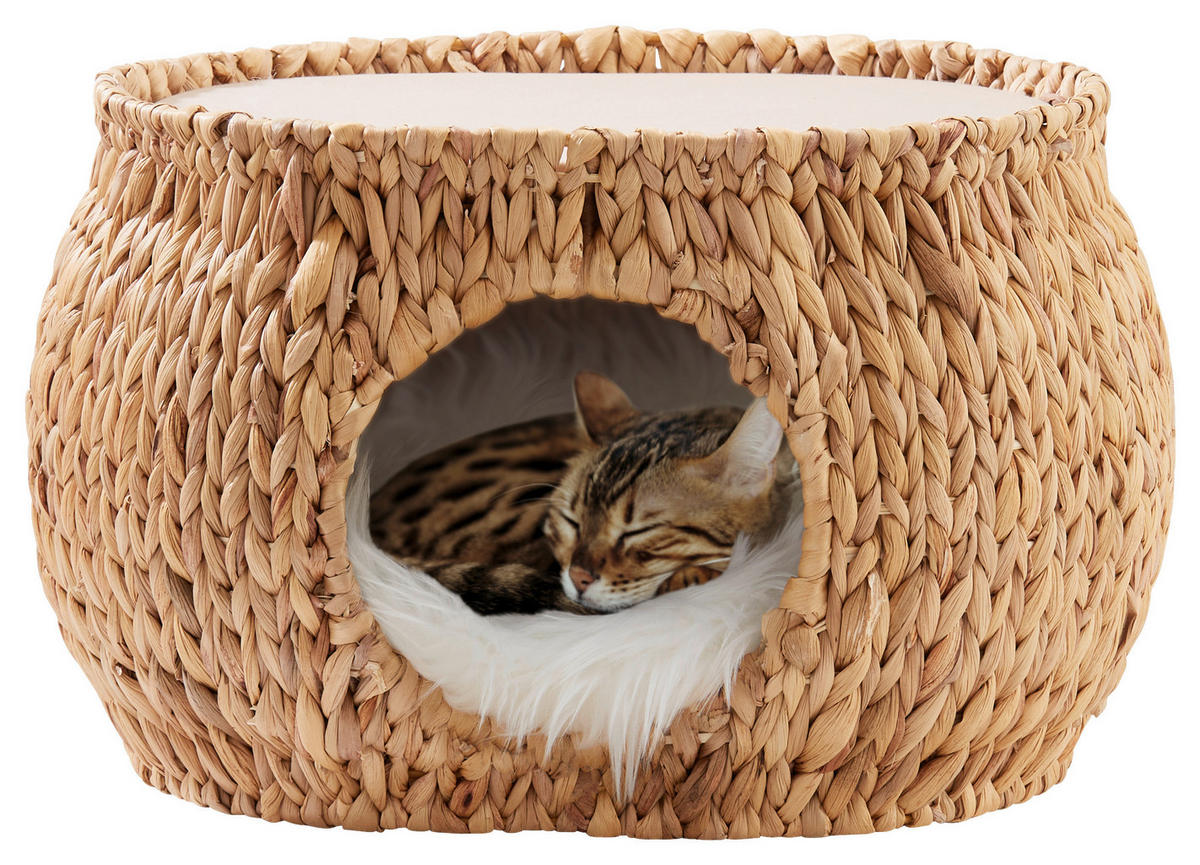 TIERHÖHLE - Beige/Naturfarben, Natur, Naturmaterialien/Textil (50/40/30cm)