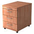 ROLLCONTAINER Nussbaumfarben - Silberfarben/Nussbaumfarben, KONVENTIONELL, Kunststoff (42,8/59/58cm) ROLLCONTAINER Nussbaumfarben - Silberfarben/Nussbaumfarben, KONVENTIONELL, Kunststoff (42,8/59/58cm)