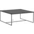 COUCHTISCH in Metall, Glas 100/100/43 cm - Anthrazit, Design, Glas/Metall (100/100/43cm) - Novel COUCHTISCH in Metall, Glas 100/100/43 cm - Anthrazit, Design, Glas/Metall (100/100/43cm) - Novel