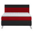 POSTEL BOXSPRING, 120/200 cm, textil, bordeaux, tmavě šedá - bordeaux/barvy stříbra, Konvenční, textil/umělá hmota (120/200cm) - Xora POSTEL BOXSPRING, 120/200 cm, textil, bordeaux, tmavě šedá - bordeaux/barvy stříbra, Konvenční, textil/umělá hmota (120/200cm) - Xora