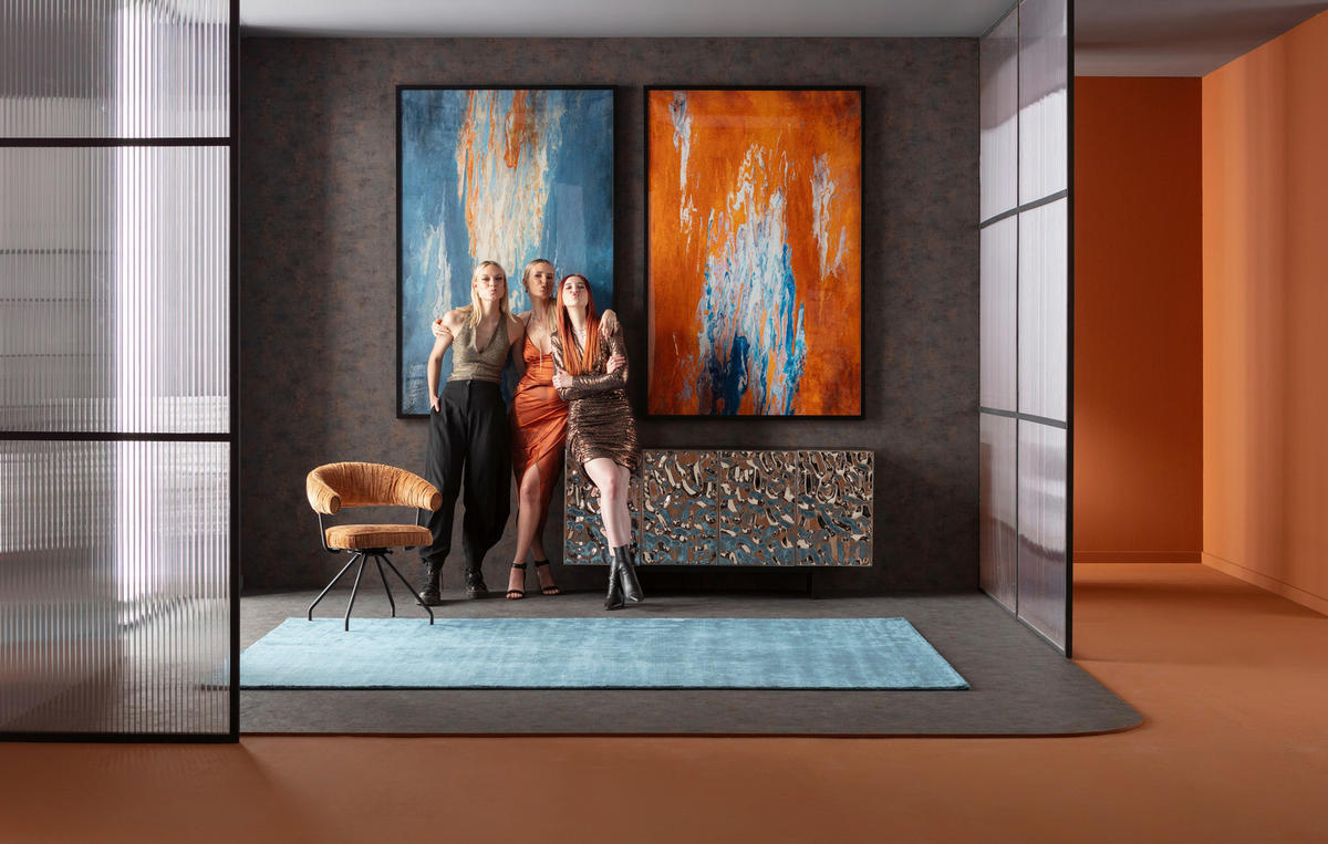 SIDEBOARD  in 160/78/45 cm  - Eschefarben/Silberfarben, Holz/Metall (160/78/45cm) - Kare-Design