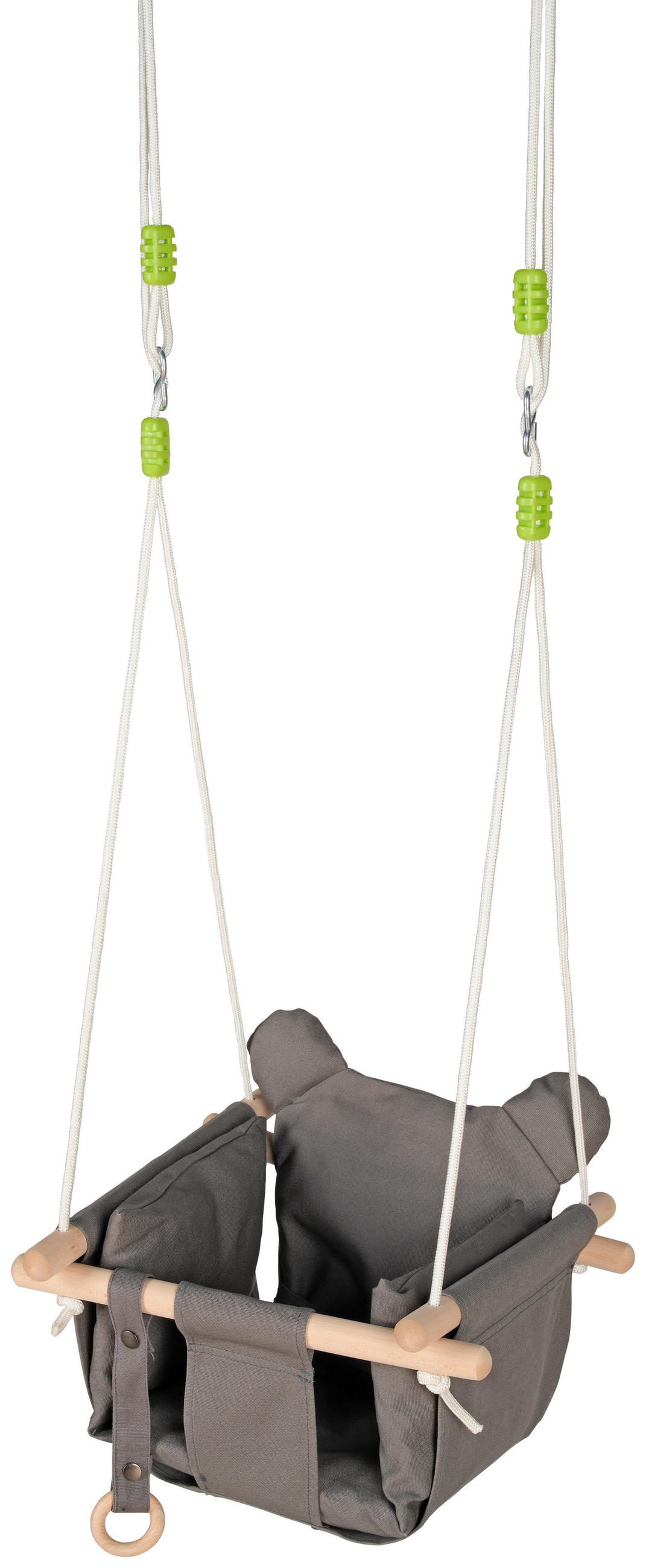 BABYSCHAUKEL - Grau, Trend, Holz/Kunststoff (40/40/25cm) - My Baby Lou