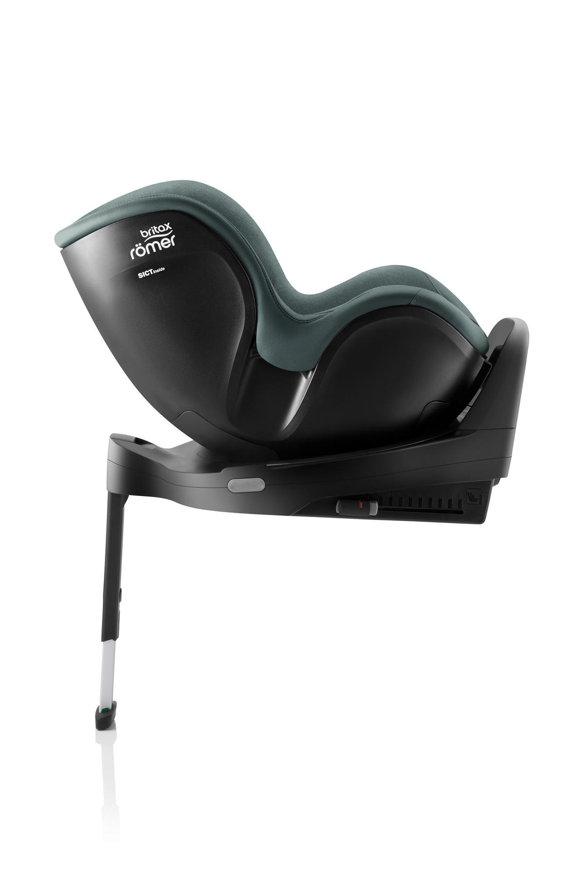 REBOARDER-KINDERSITZ Dualfix Pro M Balsam  - Graugrün, Basics, Kunststoff/Textil (44/48/74cm) - Britax Römer