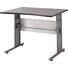 SCHREIBTISCH Eichefarben, Lärchefarben - Eichefarben/Lärchefarben, Design, Metall (100/70-80/80cm) - Carryhome
