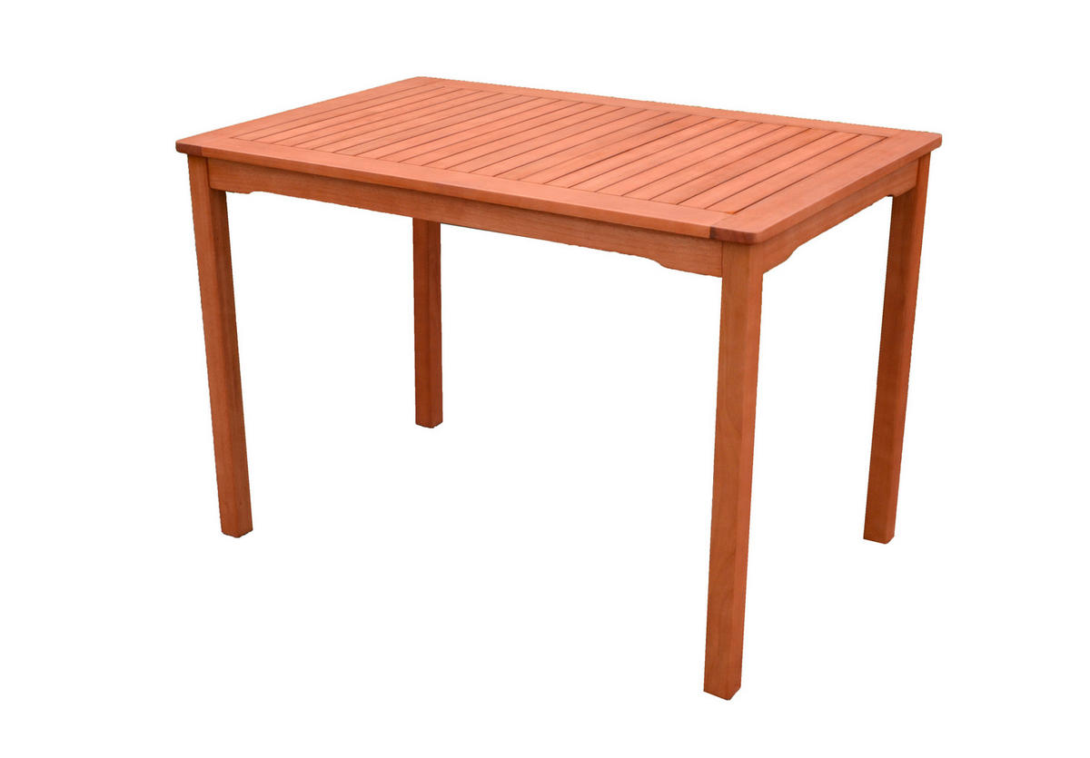 GARTENTISCHGRUPPE Eukalyptusholz Hartholz  - Eukalyptusholzfarben, Basics, Holz - Gardenson