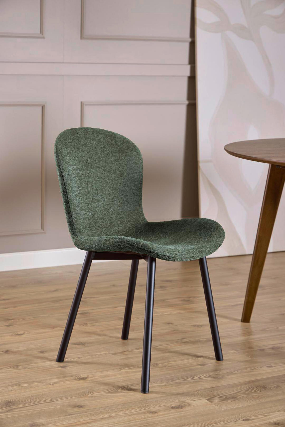 STOL 2 styck  flatväv  grön, svart  - grön/svart, Trend, metall/textil (50/86/58cm) - Best Price