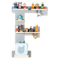 KINDERREGAL  - Grau, Modern, Holzwerkstoff (38/54/19cm) - Livetastic