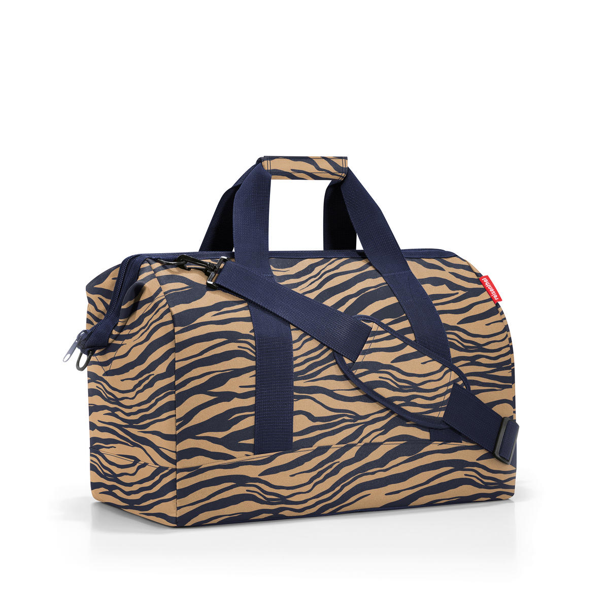 REISETASCHE  - Beige/Dunkelblau, Basics, Textil (48/39,5/29cm) - Reisenthel