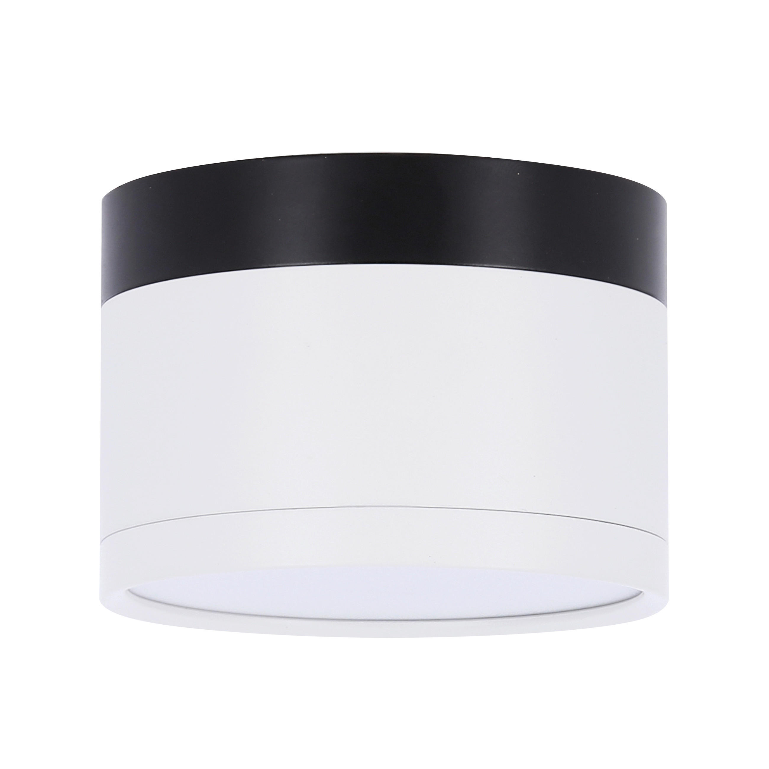 LED-TAKLAMPA Tuba 8.8/8.8/6,4 cm  - vit, Klassisk, metall (8.8/8.8/6,4cm)