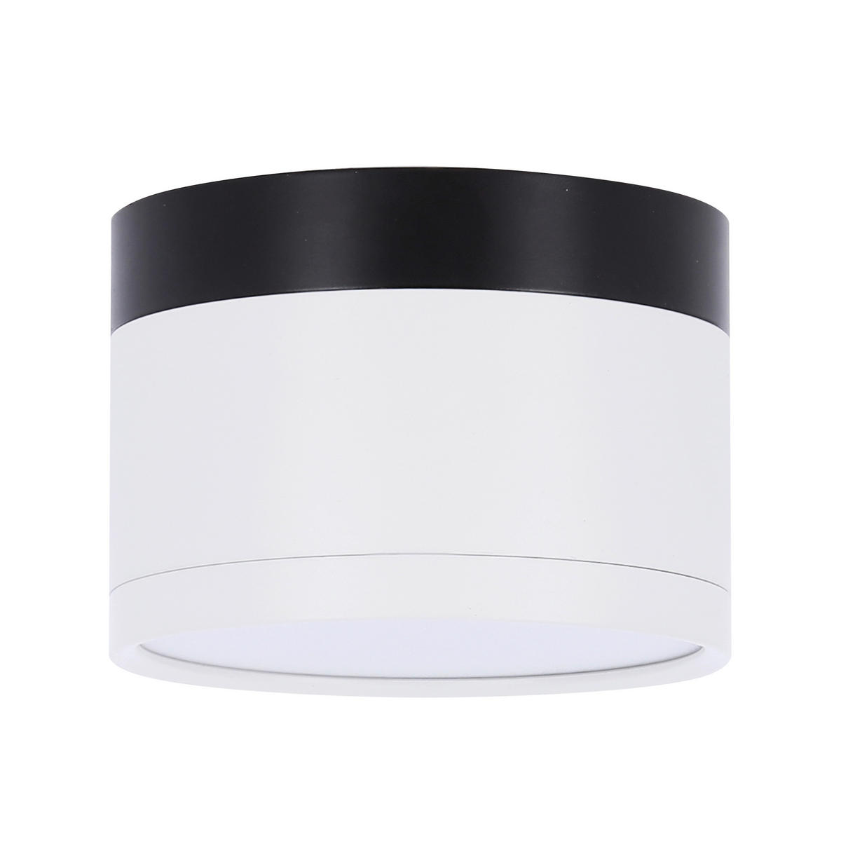 LED-DECKENLEUCHTE Tuba 8.8/8.8/6,4 cm   - Weiß, KONVENTIONELL, Metall (8.8/8.8/6,4cm)