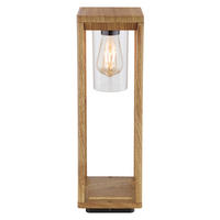 AUSSENLEUCHTE - Klar/Naturfarben, Basics, Kunststoff/Metall (15/15/50cm) - Globo