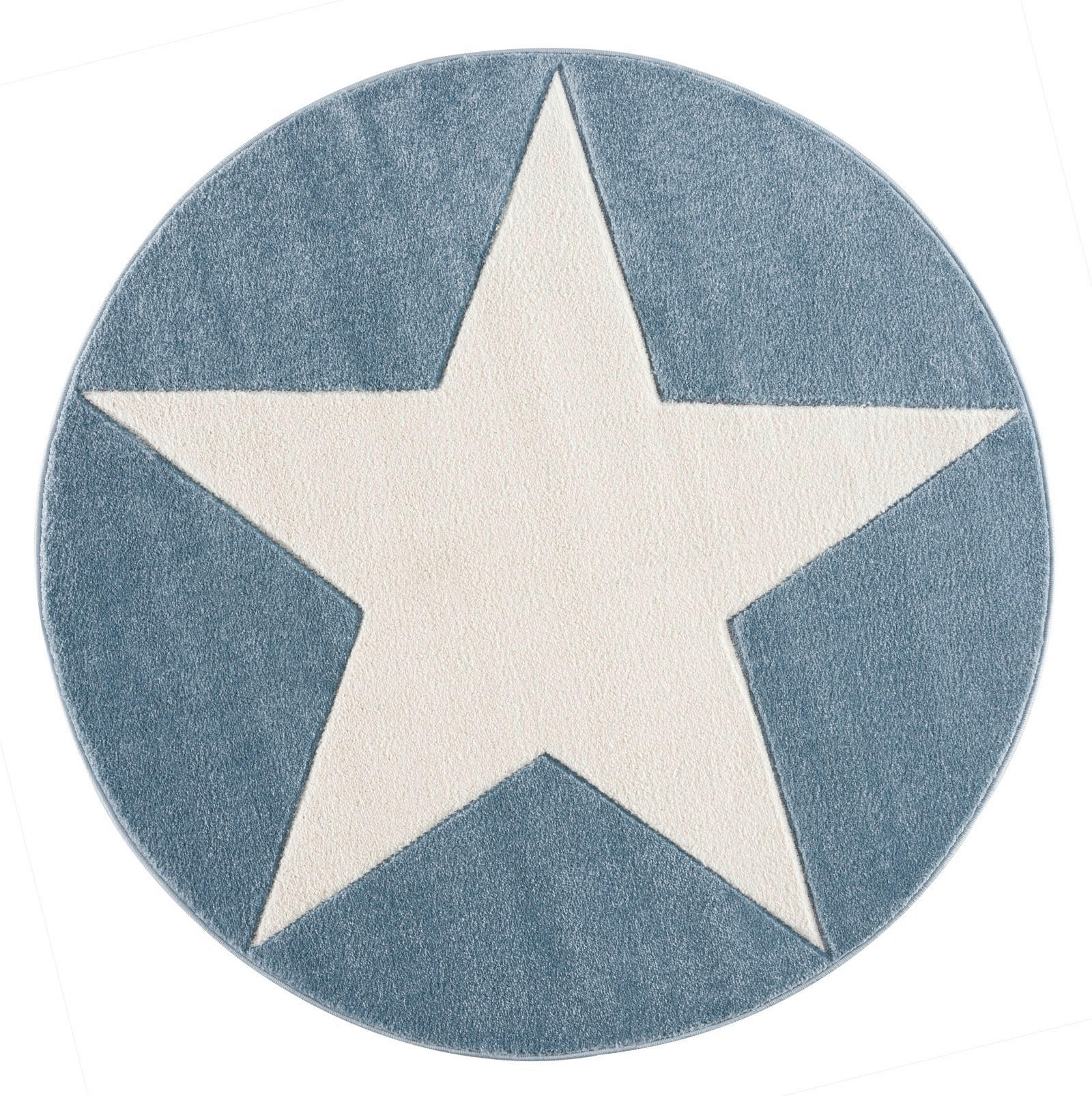 KINDERTEPPICH 150/150 cm Happy Rugs  - Blau, Basics, Textil (150/150cm)