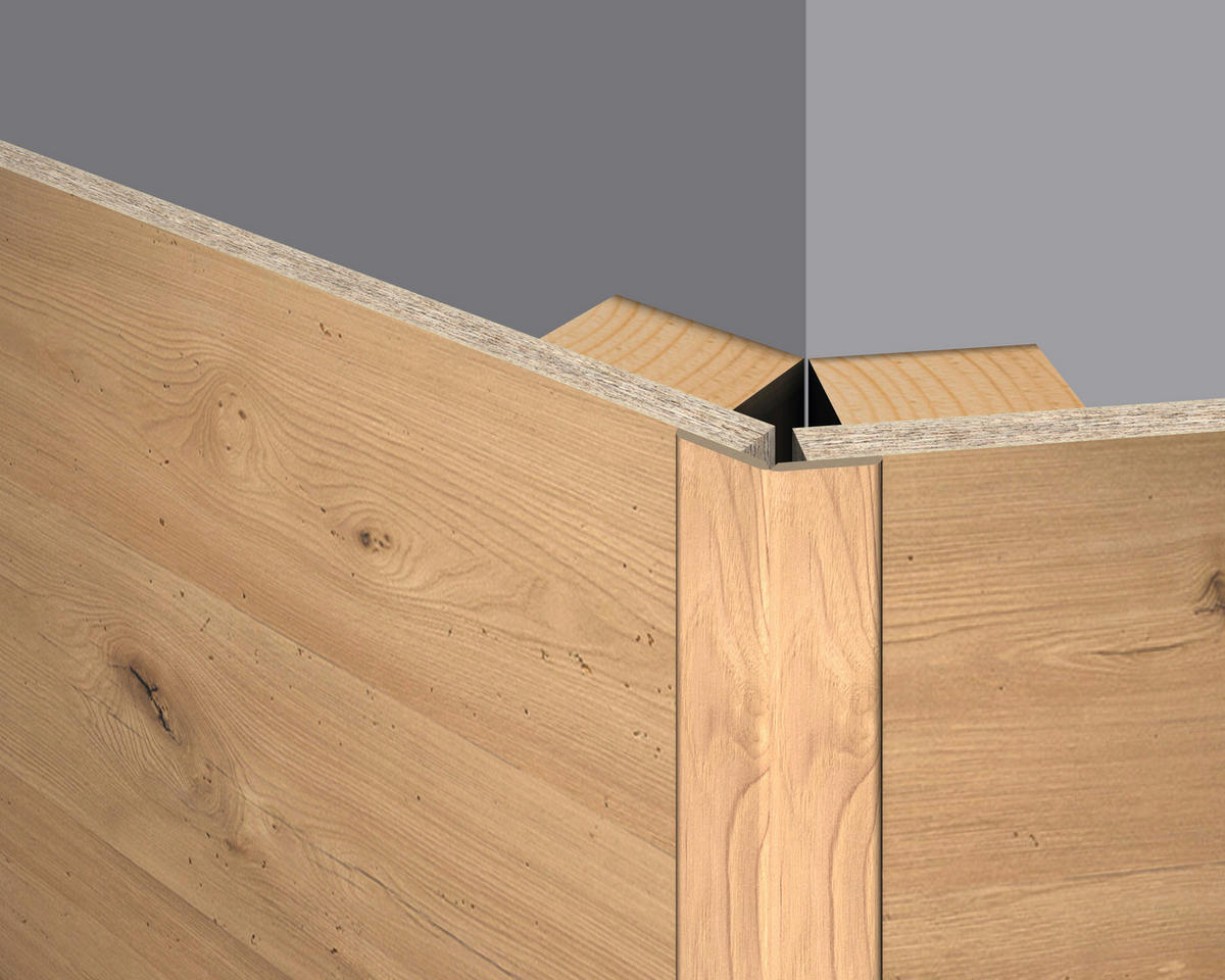 Faltleiste Ulme  - Ulmefarben, Basics, Naturmaterialien (240/2.2/2.2cm) - Egger Holzwerkstoffe