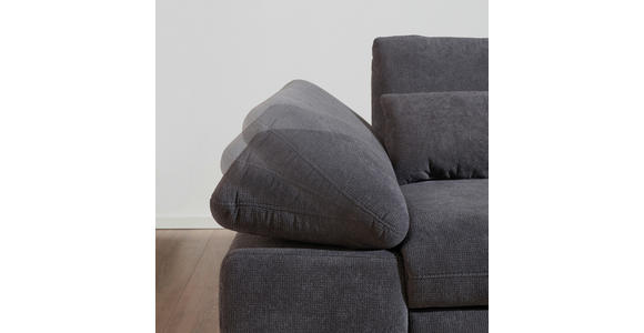 ECKSOFA Hellblau Webstoff  - Alufarben/Hellblau, Design, Textil (203/310cm) - Xora