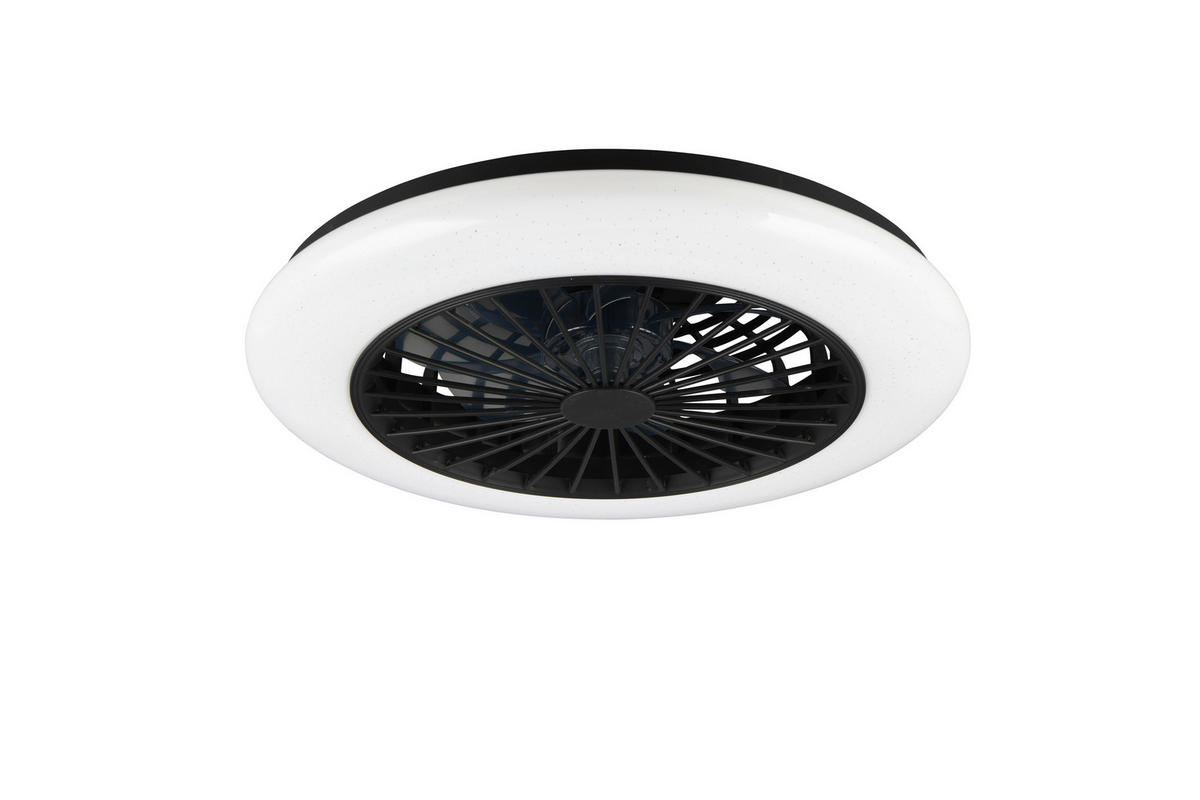 DECKENVENTILATOR  49/16,5 cm    - Weiss/Schwarz, Konventionell, Kunststoff (49/16,5cm)