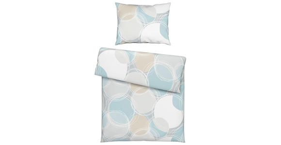 Bettwäsche Donika - Blau, MODERN, Textil - Luca Bessoni