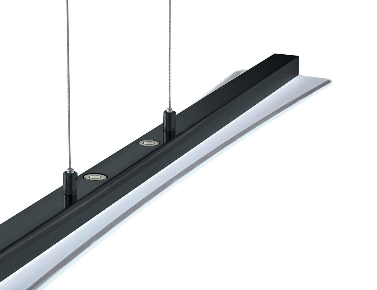 VISEČA LED-SVETILKA  Smash 18 W//3000-6500 K/230 V/ - črna/bela, Trend, kovina/steklo (100/150/12cm)