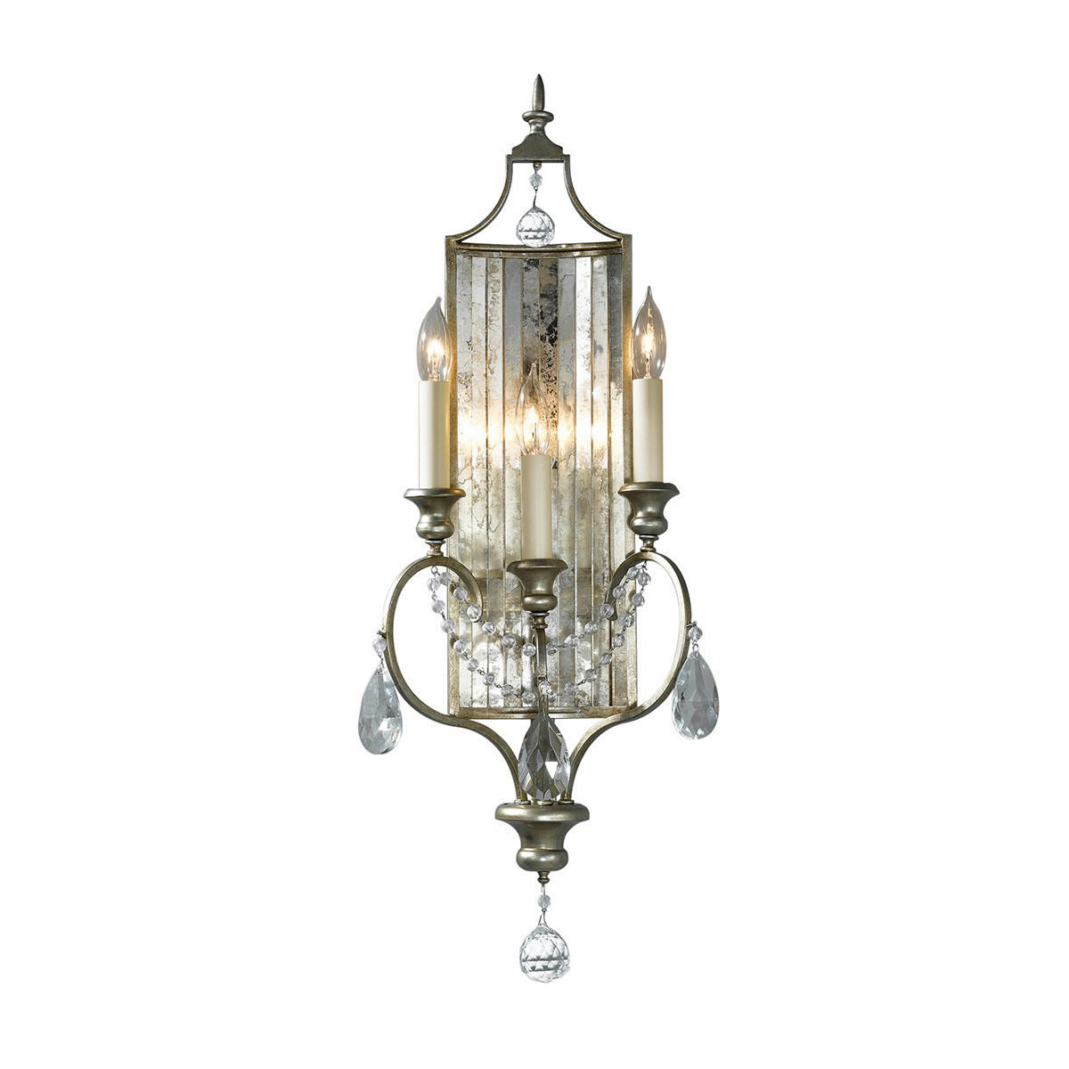 WANDLEUCHTE - Silberfarben, Basics, Metall (27/11,4/69,2cm) - Elstead Lighting