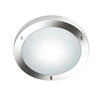 BADEZIMMER-DECKENLEUCHTE  31,5/8,0 cm    - Weiss/Nickelfarben, Basics, Glas/Metall (31,5/8,0cm) - Trio Leuchten