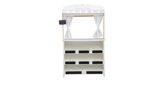 KAUFLADEN  - Hellgrau/Schwarz, Basics, Holz/Textil (60/29/99cm) - My Baby Lou