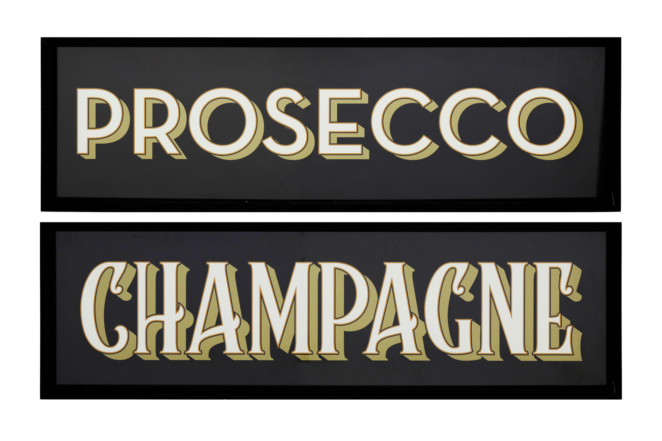 KÉP SZETT 70/20/3.0 cm  - fekete/fehér, Basics, faalapú anyag/Üveg (70/20/3.0cm)