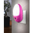 LED VÄGGLAMPA - pink, Basics, plast (6,5/7,5/10cm)