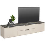 LOWBOARD  in 200/42,5/44,5 cm  - Kaschmir/Anthrazit, Design, Holzwerkstoff/Kunststoff (200/42,5/44,5cm) - Voleo