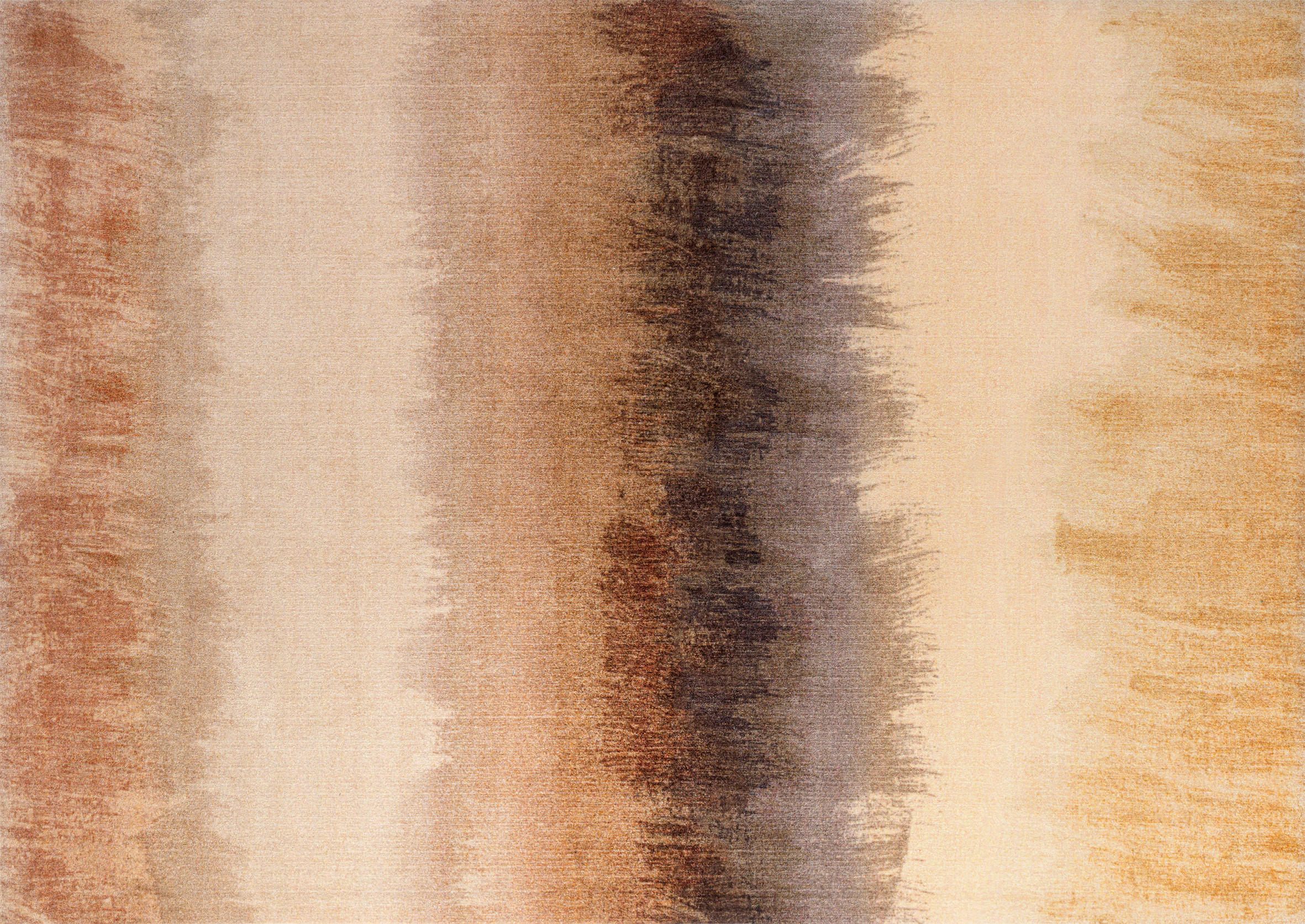 wash+dry Flachwebeteppich Bronze Bands Braun 170x240 cm