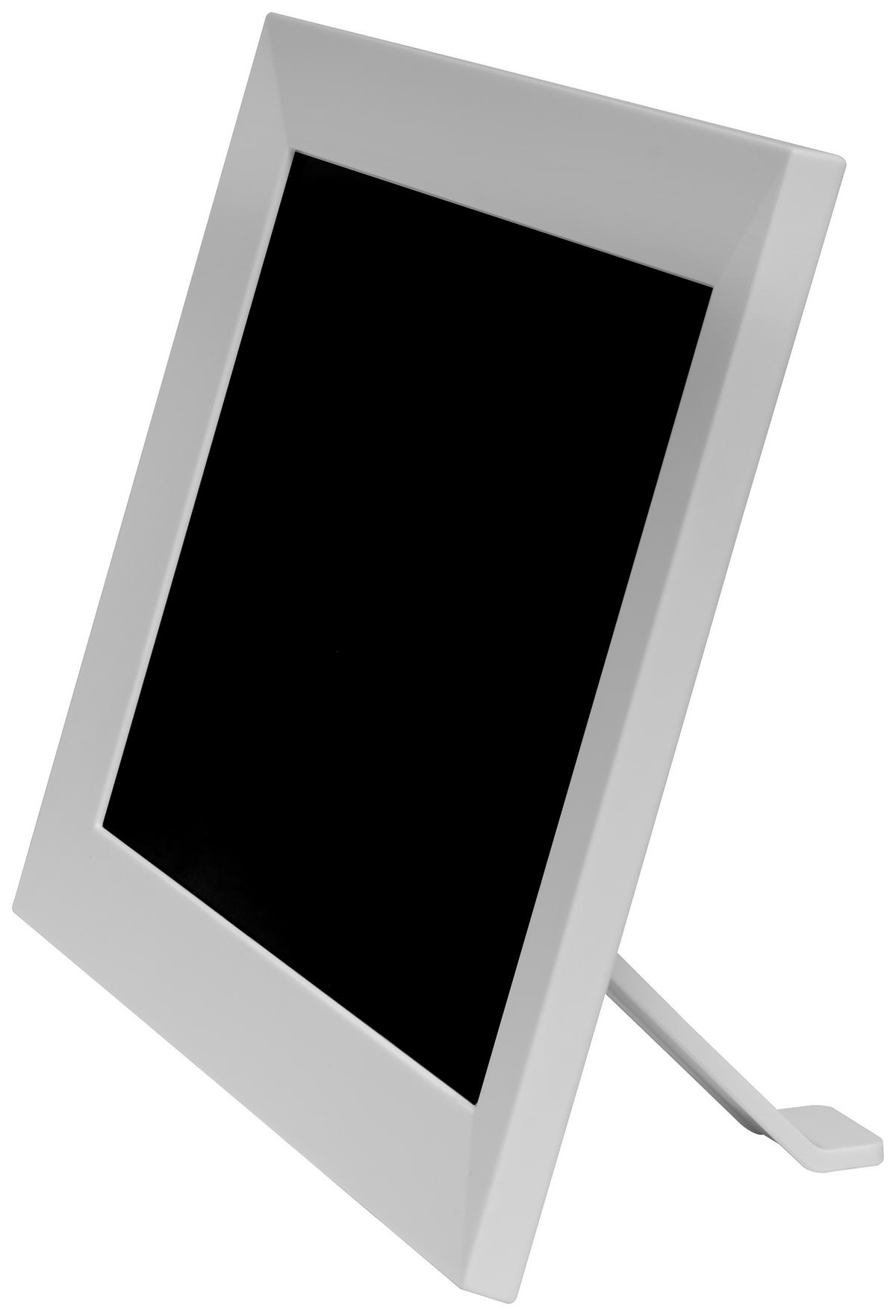 DIGITALER BILDERRAHMEN - Weiß, Design, Kunststoff (26,3/18,3/2,2cm) - DENVER