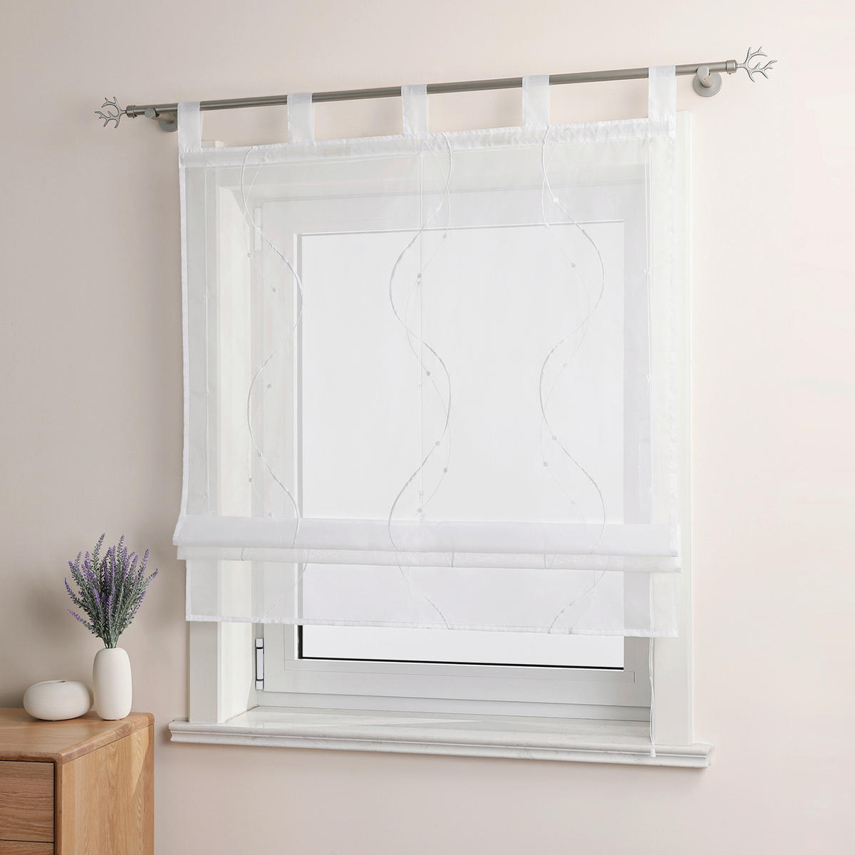 FALTROLLO  transparent  60/140 cm    - Weiß Hochglanz, Basics, Textil (60/140cm)