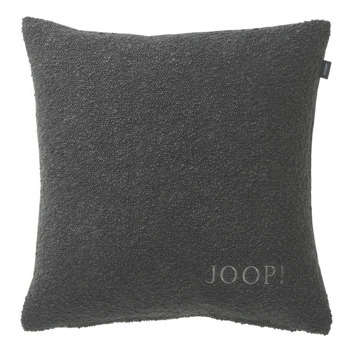 KISSENHÜLLE J! TOUCH 40/40 cm  - Dunkelgrau/Anthrazit, Basics, Textil (40/40cm) - Joop!
