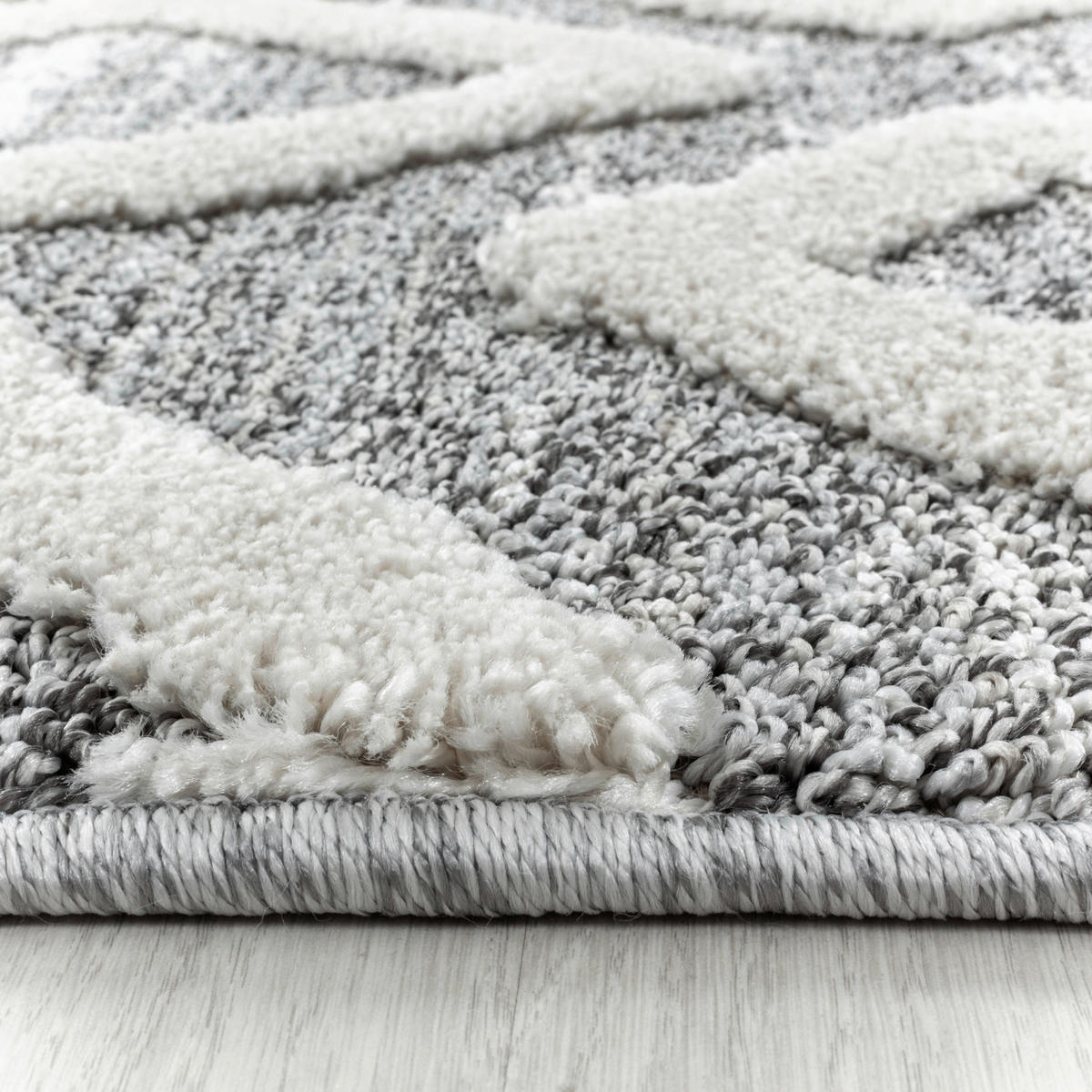 GOLVLÖPARE 80/250 cm Pisa 4704 grau  - grå, Klassisk, textil (80/250cm)
