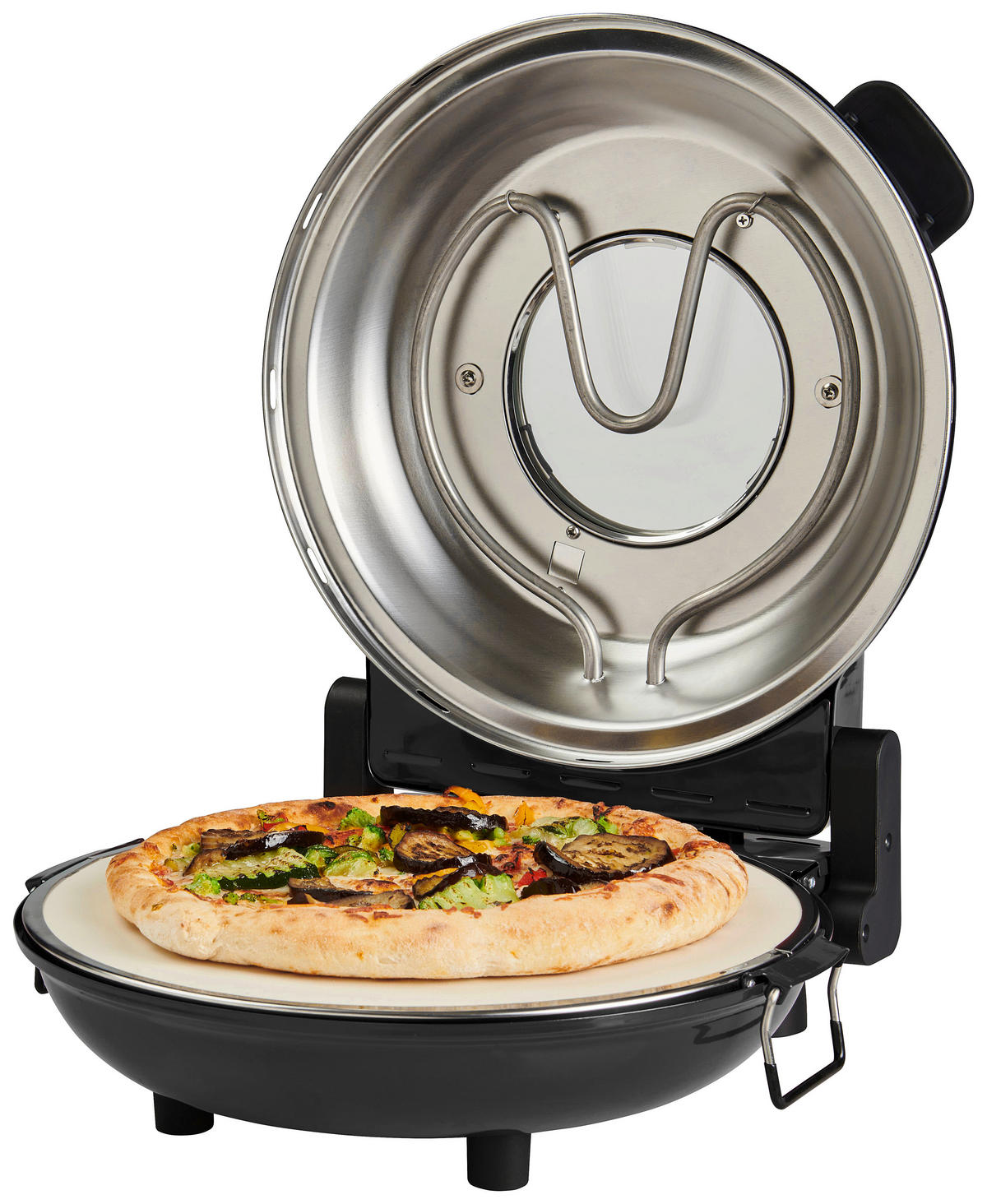 TROUBA NA PIZZU - černá, Trend, keramika (36/39/21cm)