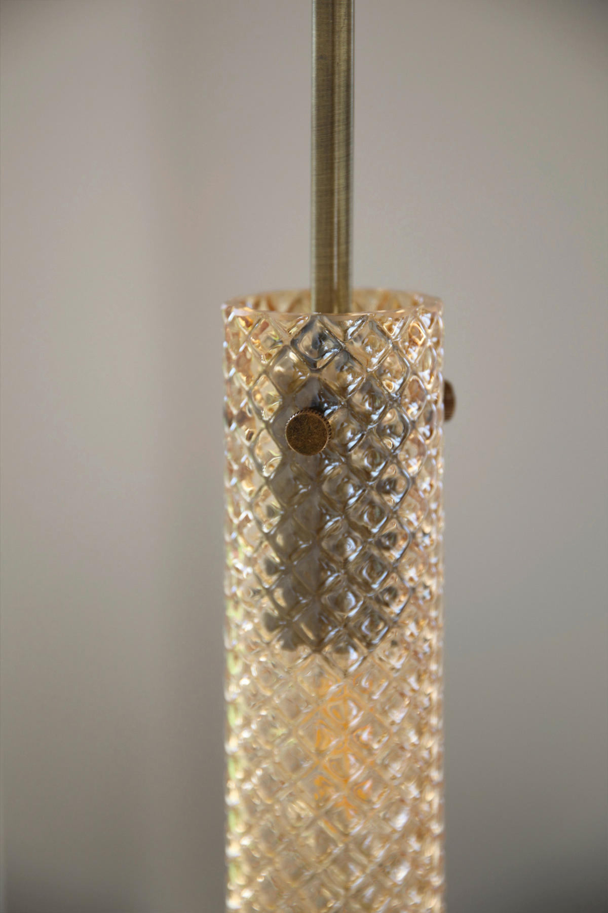 PENDELLEUCHTE VIBIA 5/27,5/5 cm  - Messingfarben/Bernsteinfarben, Trend, Metall (5/27,5/5cm) - Markslöjd
