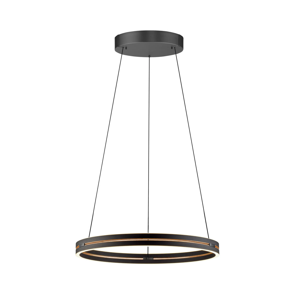 LED-HÄNGELEUCHTE 70.1/70.1/350 cm  - Schwarz, Design, Kunststoff/Metall (70.1/70.1/350cm) - Neuhaus PURE