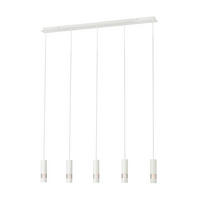 LED-HÄNGELEUCHTE Bernabeta 116,5/9,5/150 cm  - Weiß, Design, Kunststoff/Metall (116,5/9,5/150cm) - Eglo