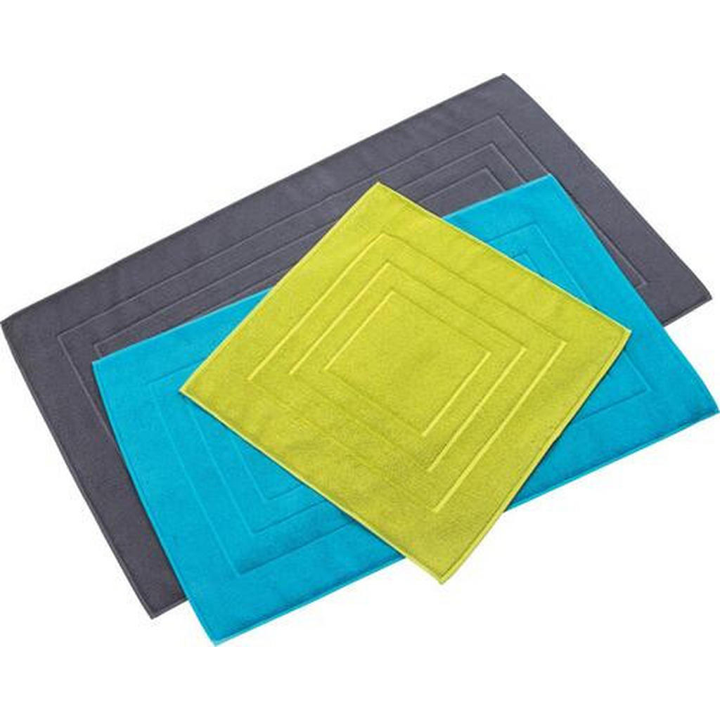 Thumbnail - Vossen Badematte Feeling, Grün, Textil, Uni, rechteckig, 60x100 cm, Oeko-Tex® Standard 100, für Fußbodenheizung geeignet...