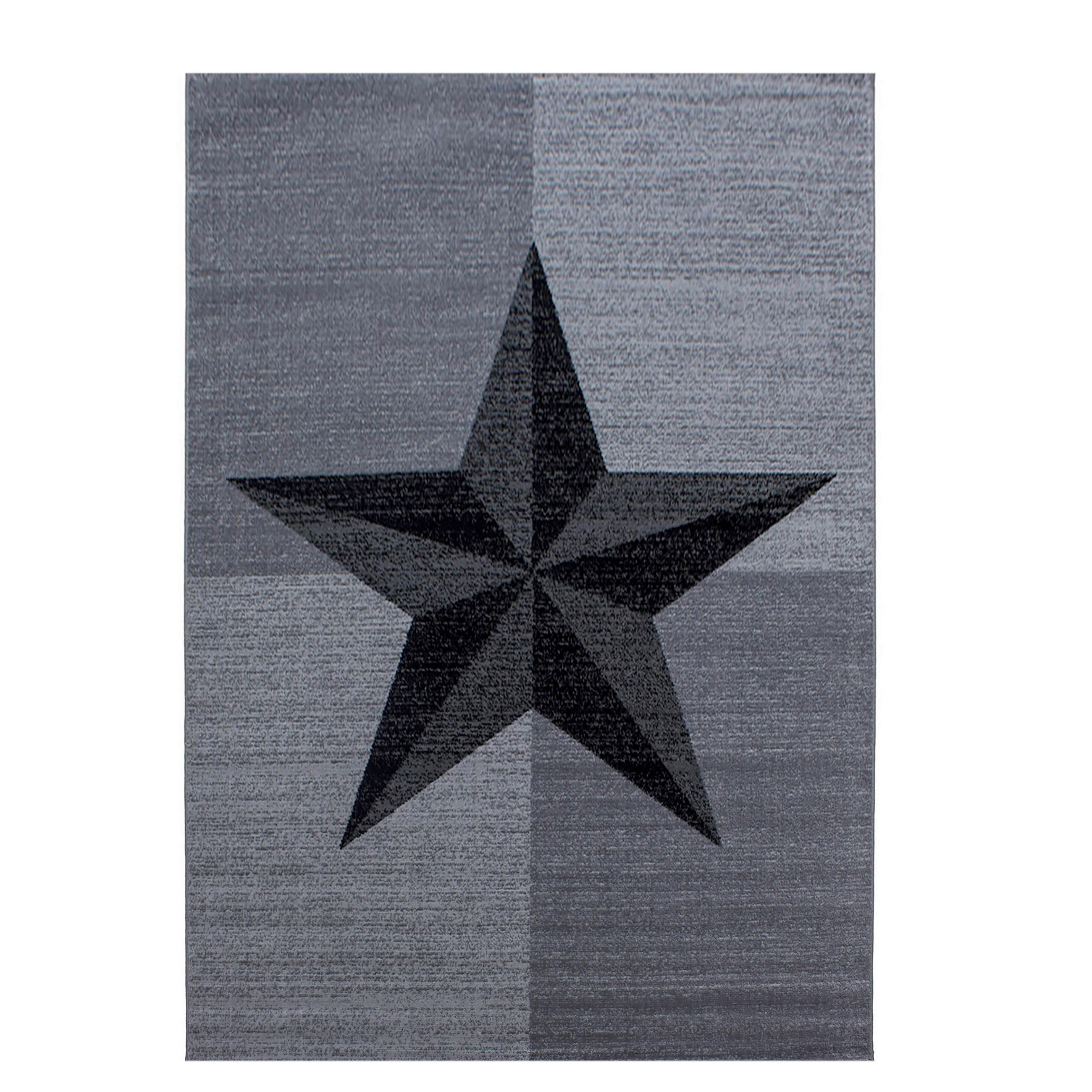 WEBTEPPICH 140/200 cm Plus Grau  - Grau, Basics, Textil (140/200cm) - Novel