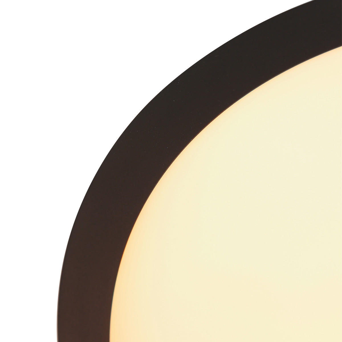 LED-DECKENLEUCHTE Ringlede 40/7 cm   - Schwarz, KONVENTIONELL, Kunststoff/Metall (40/7cm)